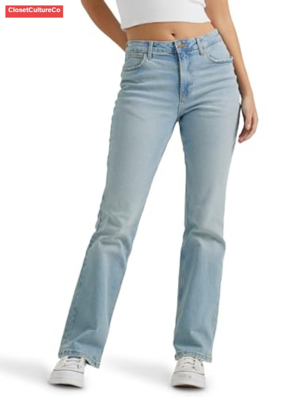 Wrangler High Rise Bootcut Jeans Stretch Denim Boot Cut